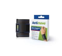 Actimove - Sports Edition - Muñequera elástica - Muñequera para aliviar el dolor y apoyar - Sin látex ni neopreno - Tamaño universal