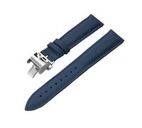 ACTINPANT 1 correa de cuero FKM for reloj 20 mm y 22(NavyBlue With Buckle,22mmx20mm)