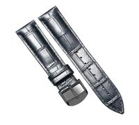 ACTINPANT 1 Correa de Reloj Cuero Becerro Genuino Repuesto (14 mm, 16 y 18 mm)(Black Black,16mm)