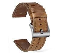 ACTINPANT 1 Correa de Reloj Cuero Genuino Horween Vintage for Hombre, 18, 20, 22 y 24 mm(HB144NTL,22mm)