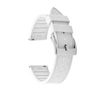 ACTINPANT 1 Correa de Reloj FKM 22 mm, Resistente al Agua, for Buceo y Deportes(FKM-White 1)