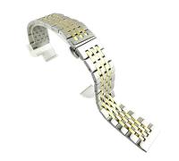 ACTINPANT 1 Pieza de 19-24 mm Acero Inoxidable Macizo con Cierre Mariposa Cabeza Plana o Codo Doble propósito(Silver Gold,22mm)