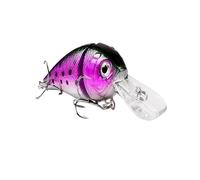 ACTINPANT 1 señuelo de Pesca con manivela de 8,5 cm y 14,5 g, Cebo Flotante de plástico Duro con Ojos 3D, Ideal for lubina, Lucio y Trucha.(E)