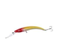 ACTINPANT 1 señuelo de Pesca de 15,5 m y 15,5 g, Cebo Duro Flotante de pececillo Artificial de plástico, Aparejos de Pesca for Perca, Lucio, salmón y Trucha.(H)