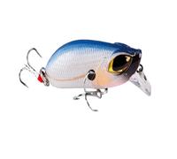 ACTINPANT 1 señuelo de Pesca de plástico de 5 cm y 8 g, pececillo con Ojos 3D, Cebo Duro Artificial, Jig wobbler for lubina, Lucio, crankbaits, Pesca de Arrastre en el mar.(E)