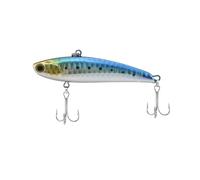ACTINPANT 1 señuelo Duro de Sirena con vibración Que se Hunde for Pesca de lubina, Cebo Artificial for Agua Salada y Dulce.(80mm Blue Yellow)