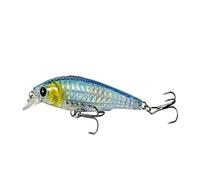 ACTINPANT 1 señuelo Flotante for Pesca de pececillos, 8 cm, 9,2 g, crankbait 3D de Cristal, Cebo Duro Artificial, for Pesca de Larga Distancia.(D)