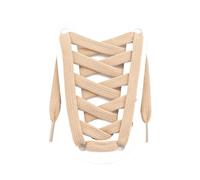 ACTINPANT Cordones De Zapatos Elásticos for Mujer, Planos Algodón for Zapatillas Deporte, Informales Lona 2 Uds(Brown yellow,140cm)