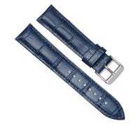 ACTINPANT Correa de Reloj Cuero Repuesto Universal for Hombre y Mujer, 22 mm 24, 1 Unidad(Blue-S,24mm)
