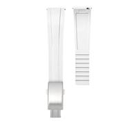 ACTINPANT Correa de reloj deportiva CTS universal, resistente al agua, 20 mm y 22, 1 unidad(White 01,22mm)