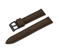 ACTINPANT Correa de Reloj Deportiva Transpirable, Impermeable, Suave, Ajuste Universal, 18 mm, 20, for Hombres y Mujeres, 1 Unidad(Brown-Brown Line 2,20mm)