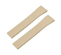 ACTINPANT Correa de reloj goma CTS FKM 16 mm y 18 con hebilla negra, resistente al sudor agua(Khaki No Buckle,16mmx14mm)