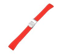 ACTINPANT Correa extensible de 20 mm y 22 for reloj con hebilla plegable, accesorio universal for pulsera(Red 01,22mm)