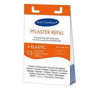 ACTIOMEDIC I ELASTIC Juego de 15 unidades, compatible con el dispensador de yeso EasyAid, vendas hipoalergénicas para los dedos para niños y adultos