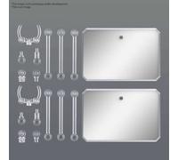 Action Base 6 Clear Mirror Adesivi Set Model Kit Bandai Model Kit Gunpla
