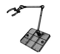 Action Base - Soporte de exhibición para figura de 1/144 HG/RG, plástico PVC, 3.6 x 7 x 6.5 pulgadas, compatible con SD, BB, 1/100, figuras de tela santa (negro)