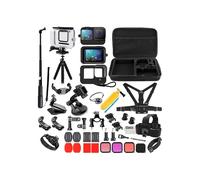 Action Camera Accessory Kit, Accessory Kit Compatible with GoPro 9 10 11 12, Action Camera Accessories for Hero