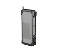 Action Camera Cage, Jaula for cámara de acción, Compatible con Insta360 X4, Funda Protectora de Aluminio con Cubierta de Lente de Silicona