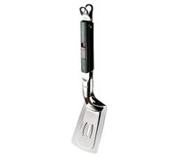 Action - Clamp & Turner Stainless Steel Grill | Heavy Duty 2 &1 Spatula Tongs with Slotted & Sin tirantes Grip para filetes, pescado, hamburguesas y barbacoa al aire libre