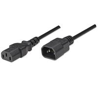 ACTION EUROPE GmbH Manhattan Cable Manhattan Cables De Alimentación C14-St> C13-Bu. 1,8 M [BK]