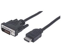 ACTION EUROPE GmbH Manhattan Manhattan Adaptador Hdmi-St. > Dvi-D-St. 1,8 M [BK]