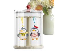 Action Figure Display Case, Transparent Rotatable Showcase, Dustproof Enclosed Collector Box, Ideal for Bedroom, Bathroom, Home Decor, Retail Store, Classroom, Party, Toy Collection