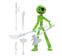 Action Figure Toy, Glow Dark Collectible, 4.72 Inches Multi Jointed Figurine with Strong Build, Decorative Piece, Modern Style Figure with Design, Display Accessory for Home and Office