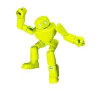 Action Figure Toy, Poseable Robot Model, Movable Joint Figurine, Sturdy Display Collectible, Compact Decorative Piece, for Kids Ages 4+ Home Shelf Bookcase Cabinet Living Room Party Gathering