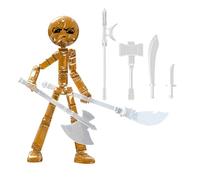 Action Figures - Collectible Poseable Glow In The Dark Action Figures, Movable Articulated Toy Figure Set, Display Model for Kids Teens Collectors, Desktop Shelf Home Office Decor 4.72 Inch