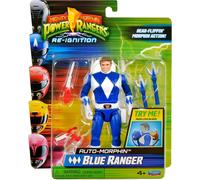 Action Figures Power Rangers Auto Morphin Figura Azul Blue Ranger Juguete