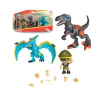 Action Heroes Dino Pack 2 Dinosaurios 1 Personaje Accesorios para Niños y Niñas a Partir de 4 Años Famosa ACN00010