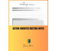 Action-Oriented Meeting Notes: A Professional Tracker for Commitments, Dates & Team Follow-Up