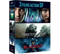 Action sf - coffret 3 films : 2067 + monsters of man + blackout [Francia] [Blu-ray]