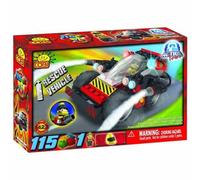 Action Town Juego de construcción estilizado de vehículo de rescate de 115 pieza