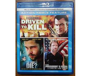 Action Triple Feature: Driven to Kill / To Young to Die? / President's Man: A Line in the Sand [Blu-ray + VUDU Combo Pack]