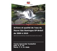 Actions et qualité de l'eau du fleuve São Domingos-SP-Brésil de 2000 à 2010