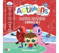 Actiphons Level 1: Captain Cod Presents Leaping Livia, Rolling Will and Passing Bess - Fun Phonics Stories for Active Early Readers: Active Reading ... Actiphons Friends- Reading Book Collection)
