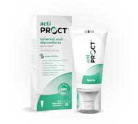 Actiproct Spray Refrescante Rápido para Hemorroides - Alivio Instantáneo Hemorroides, Fisuras, Molestias e irritación Anal Externa - Calma el Picor y Dolor - Aplicación Higiénica y Sin Contacto - 50ml