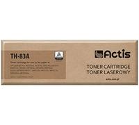Actis Cartucho de tóner Th-83A para impresoras HP, Canon, Compatible con HP 83A Cf283A, Canon Crg-737, estándar, 1500 páginas, Color Negro.