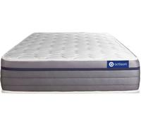 Actisom Colchón blanco con espuma viscoelástica 90 x 180