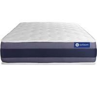 Actisom Colchón blanco con látex y espuma viscoelástica 90 x 180