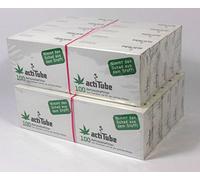 ActiTube Juego de 2000 filtros de carbón activo, 20 cajas de 100 unidades, 9 mm, filtro de rosca, tubo