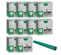 actiTube - Juego de filtros de carbón activo Slim Kogu, 7,1 mm, incluye un saverette, 10x50 (500)