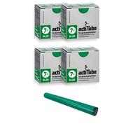 actiTube - Juego de filtros de carbón activo Slim Kogu, 7,1 mm, incluye un saverette, 4x50(200)