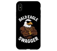 Actitud de confianza de Swagger de águila calva Carcasa para iPhone XS Max