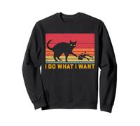 Actitud del Gato Hago lo Que Quiero Funny Plant Chaos Humor de Mascotas Sudadera