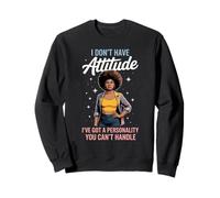 Actitud Divertida Diciendo Que Tengo Personalidad Poder Mamá Mujeres Hombres Sudadera
