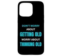 Actitud Forever Young para el envejecimiento de una Persona Mayor con Gracia Carcasa para iPhone 15 Pro MAX