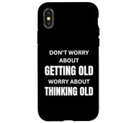 Actitud Forever Young para el envejecimiento de una Persona Mayor con Gracia Carcasa para iPhone X/XS