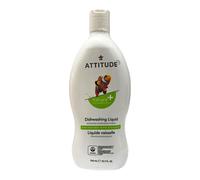 Attitude Dishwashing Liquid, Green Apple & Basil 23.7 oz